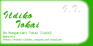 ildiko tokai business card