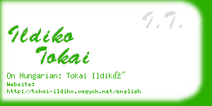 ildiko tokai business card